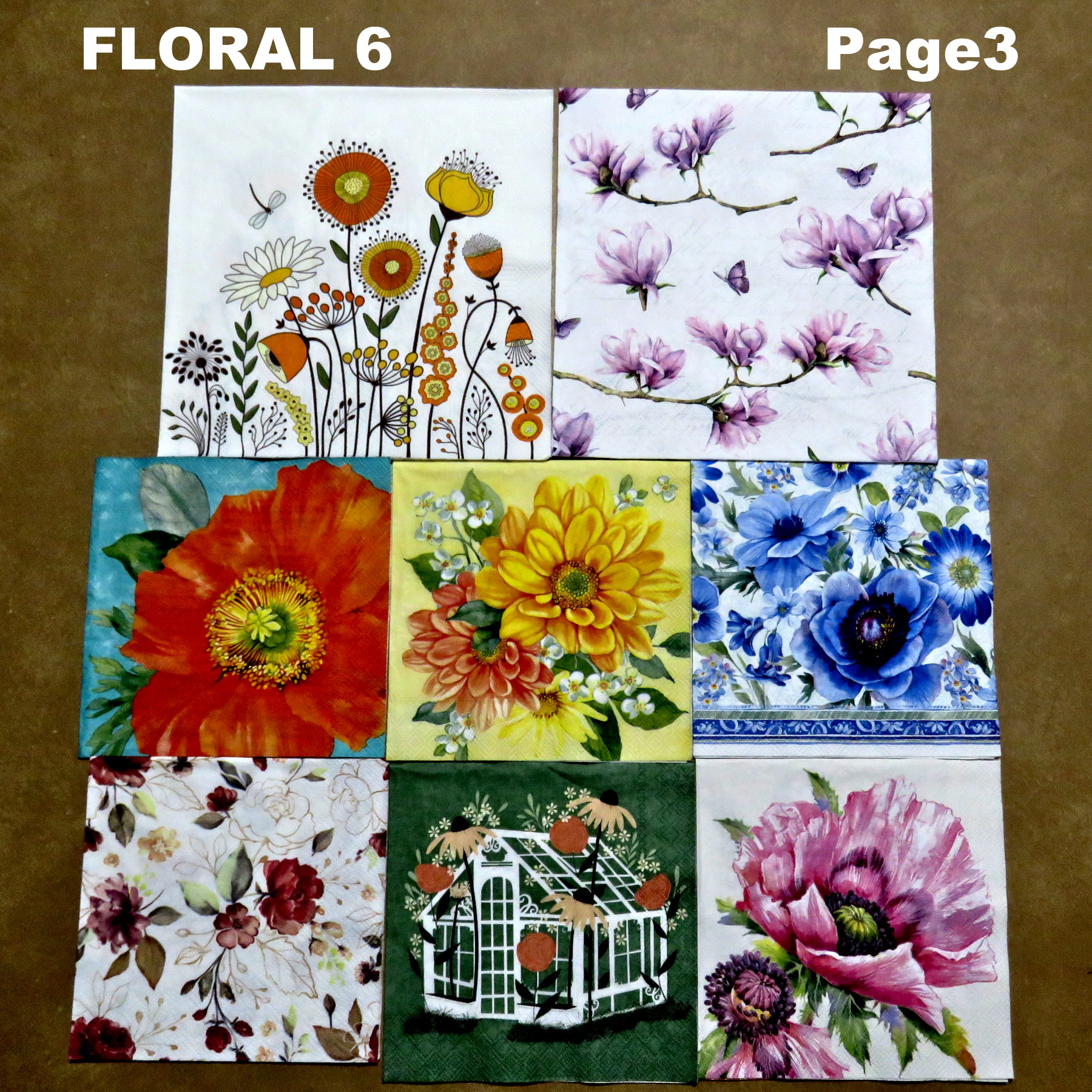 SOLD OUT! I only have TWO left of my Floral 6 bundle! 40 beautiful