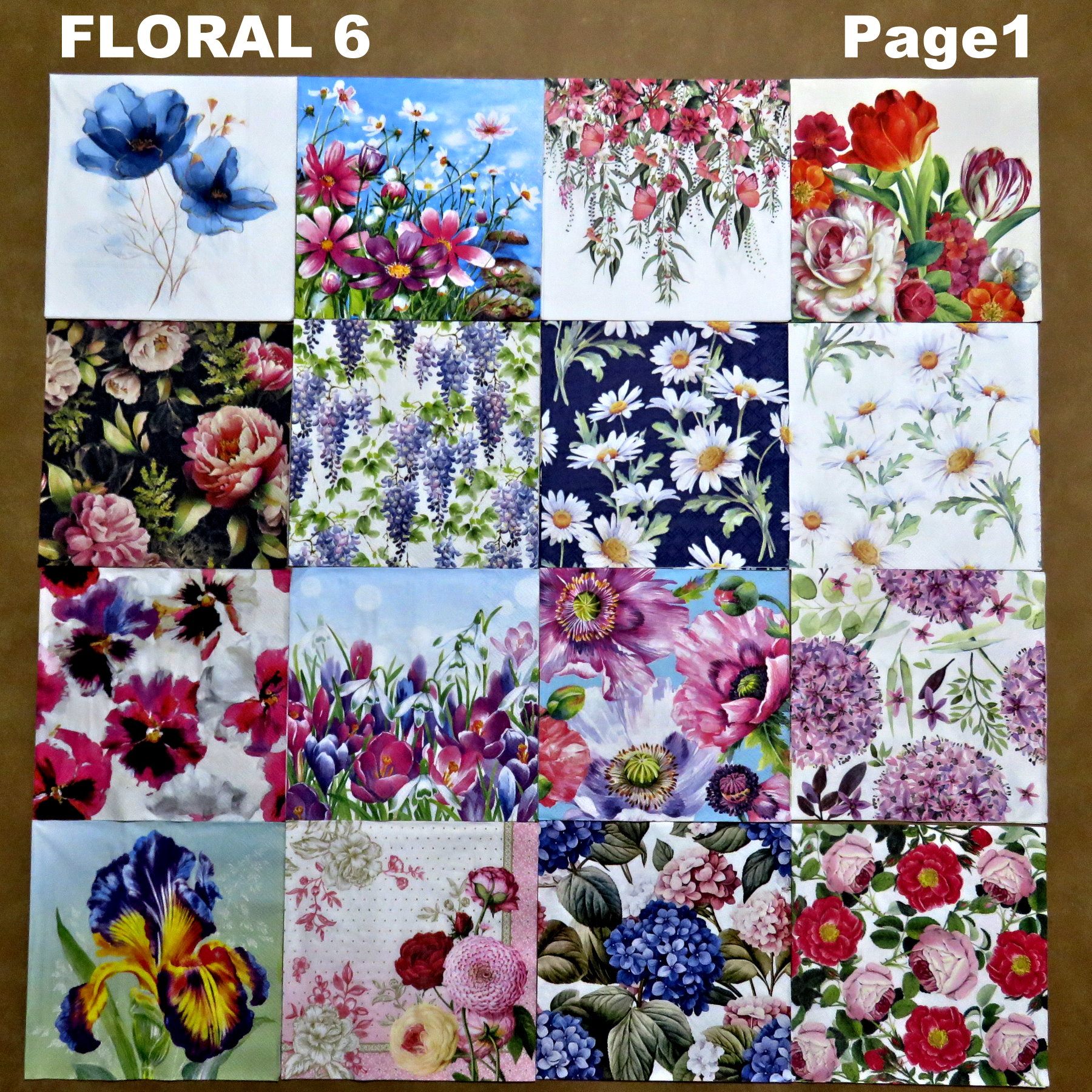 SOLD OUT! I only have TWO left of my Floral 6 bundle! 40 beautiful
