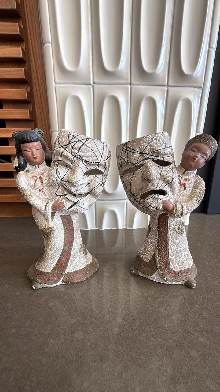 Vintage Psycho Ceramics by Kreiss ashtrays from Japan