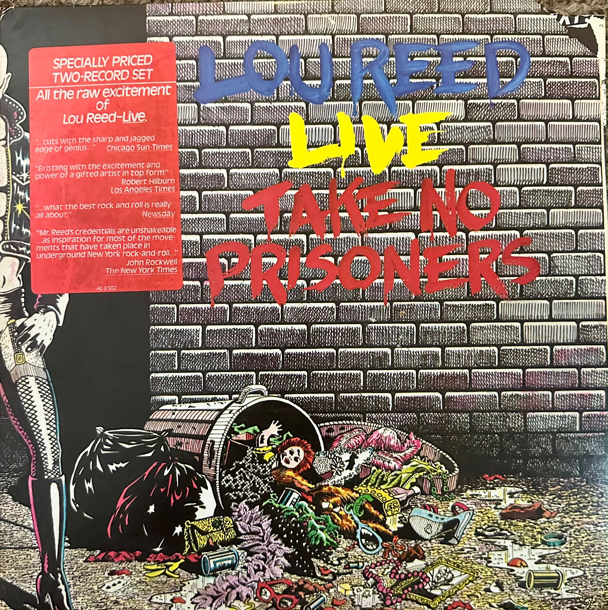 Lou Reed Live: Take No Prisoners 1978 Vinyl Review