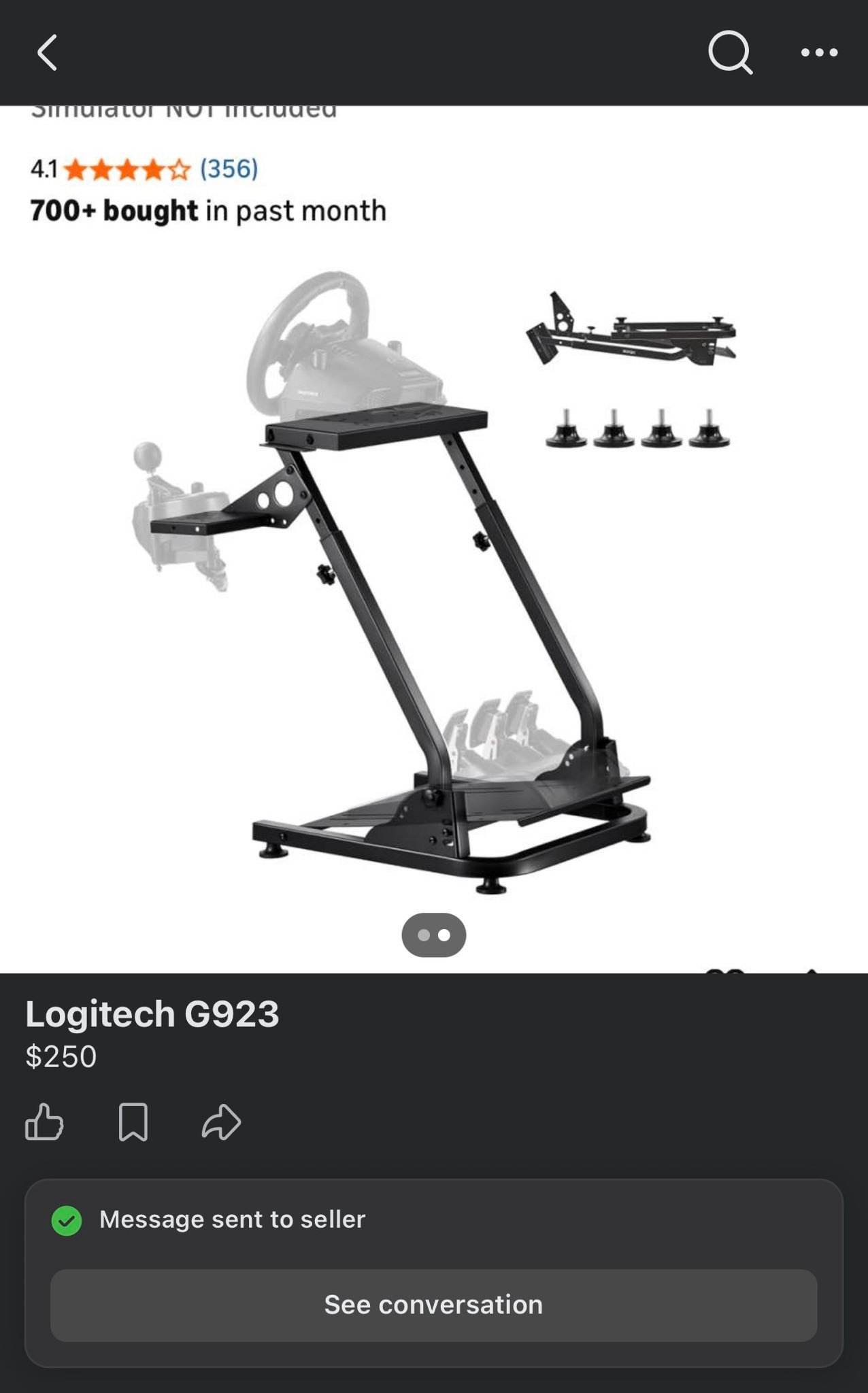 Is a $250 Logitech G923 racing simulator setup a good deal?