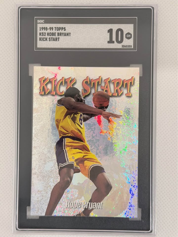 What is the value of a 1998 Topps Kobe Bryant Kick Start SGC 10?