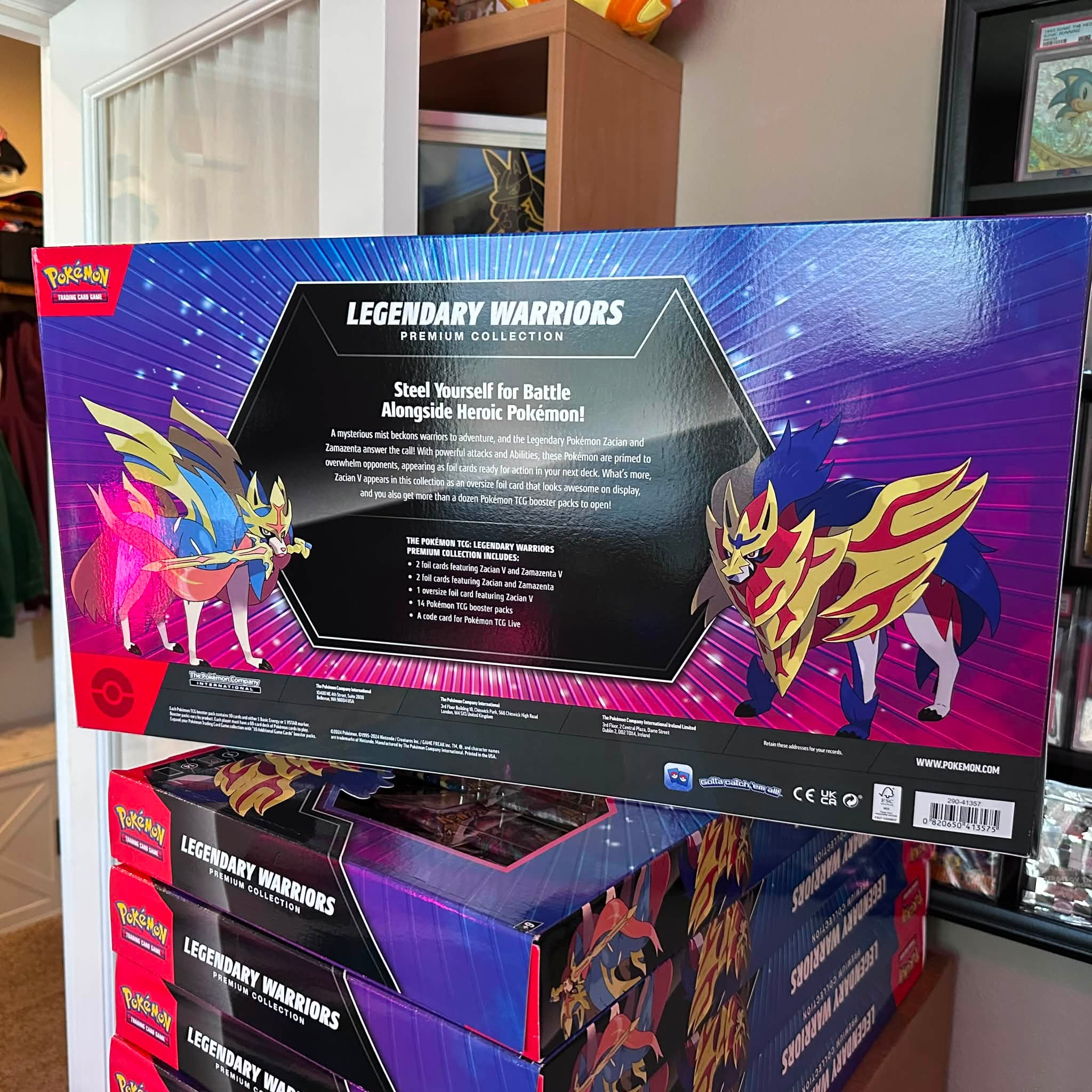 pokemon trading card games legendary warriors premium collection Amazon.com: TCG: Box, Zacian Zamazemta Promos, Gift for Kids, 14 Booster Packs from Sword & Shield : Toys & appearing as foil cards ready for action in your next deck Legendary Warriors Collection - Walmart