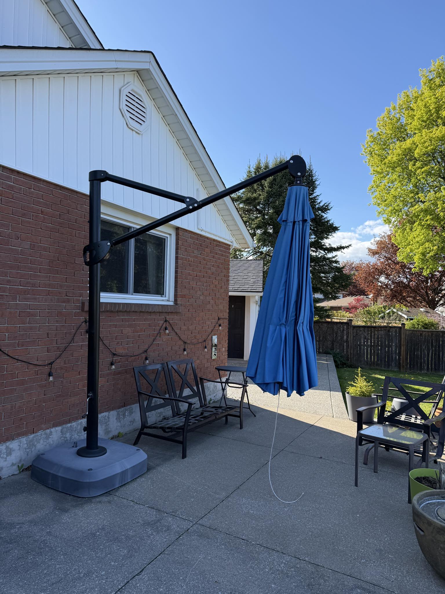fix rope on patio umbrella Generic Cord Replacement 12ft Portable Replacement for Balcony Patio Table Camping Beach Clothesline & Marine : Patio, Lawn & Garden How to Replace a Cord