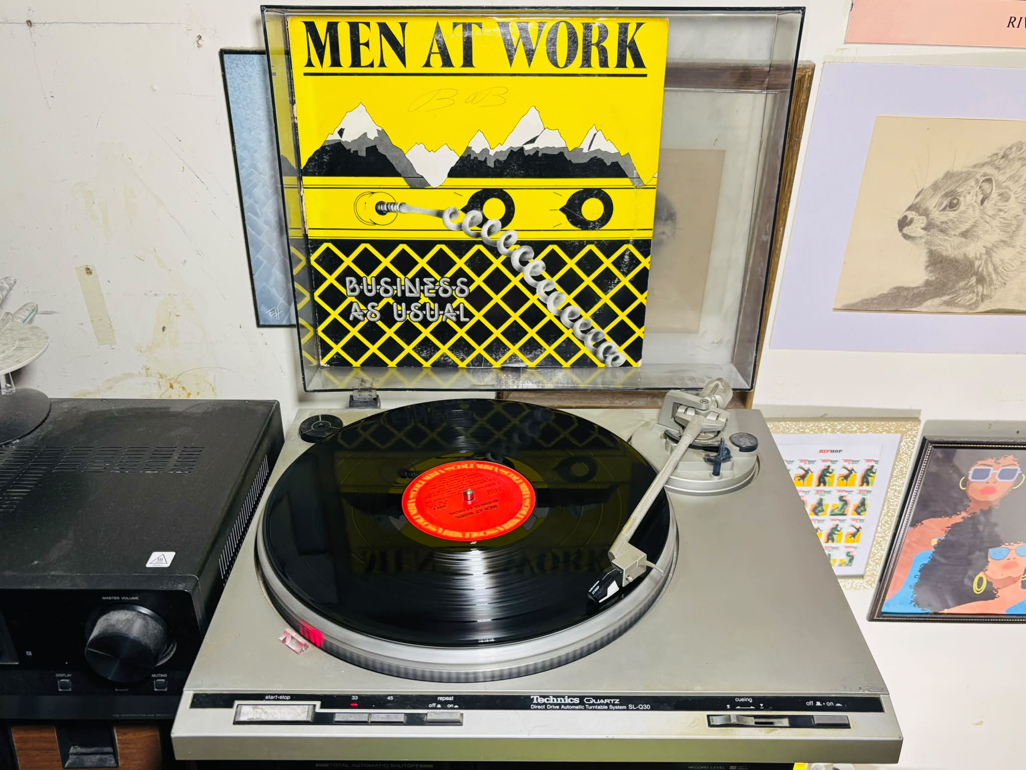 Men at Work Japanese promo poster review