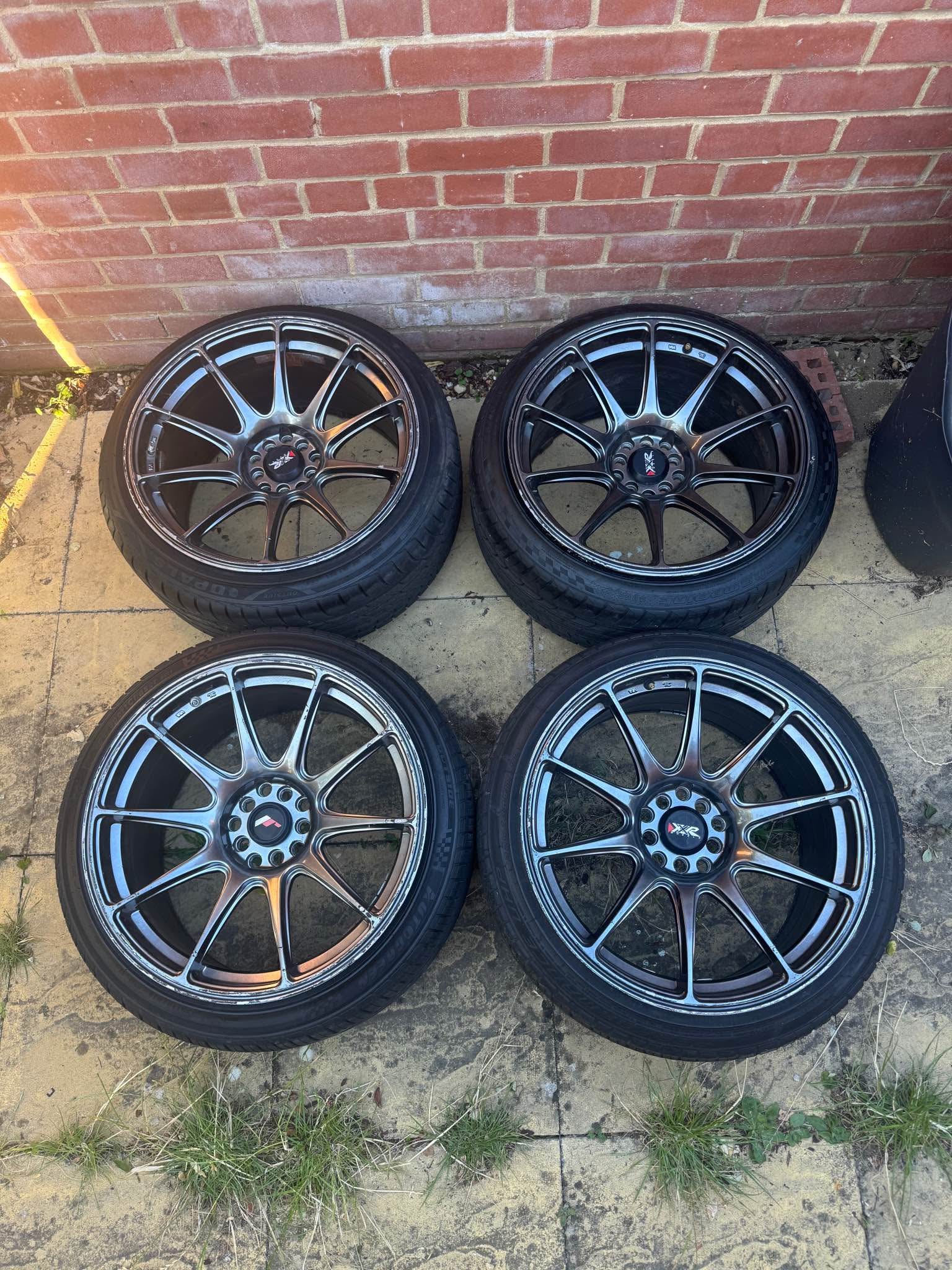 XXR 527 (4 wheels with tyres) Size: 18x9.75 ET20 PCD: 5x114.3 