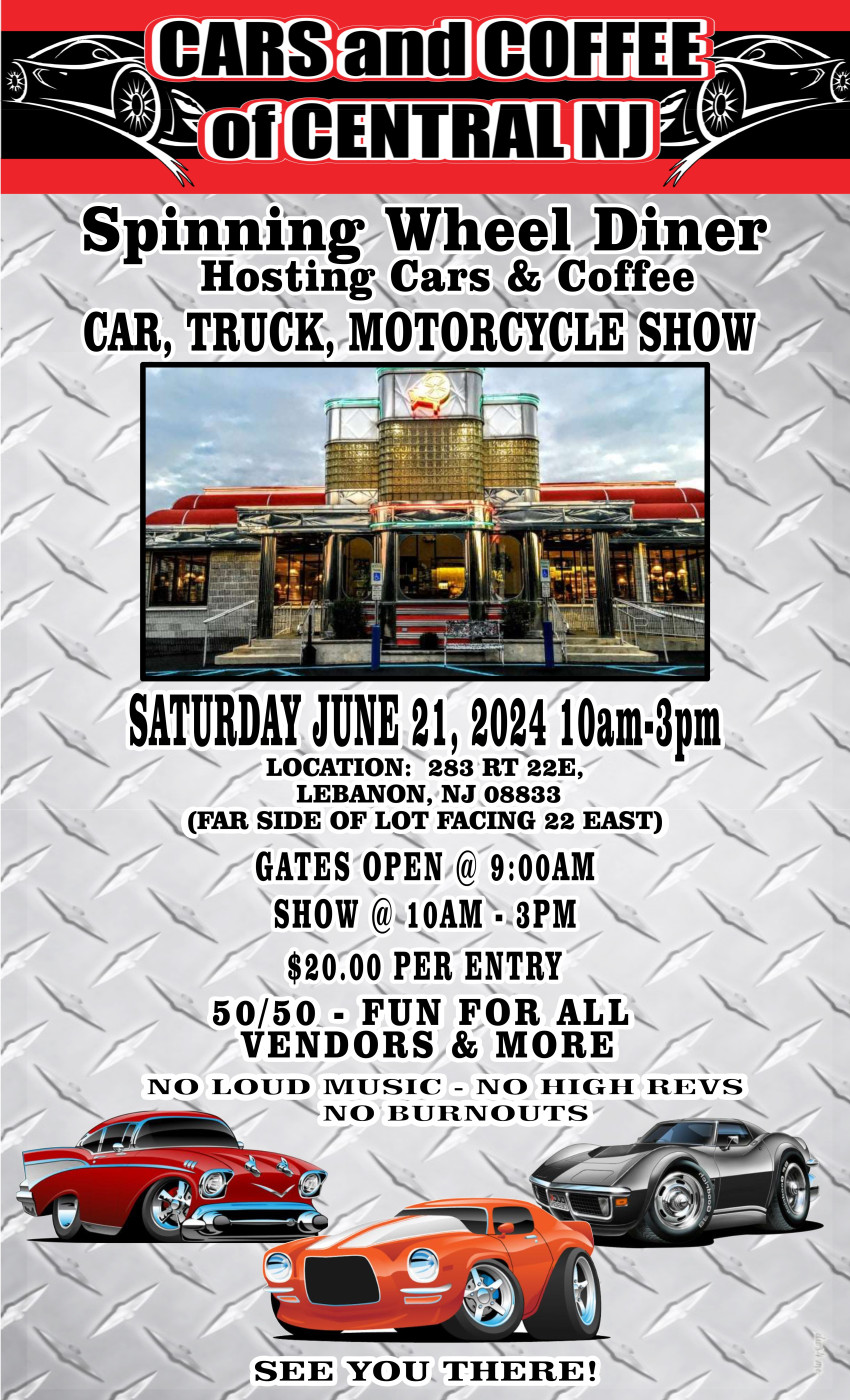 Central Pa Car Shows | Join us Cars And Coffee Of Central Jersey for ...