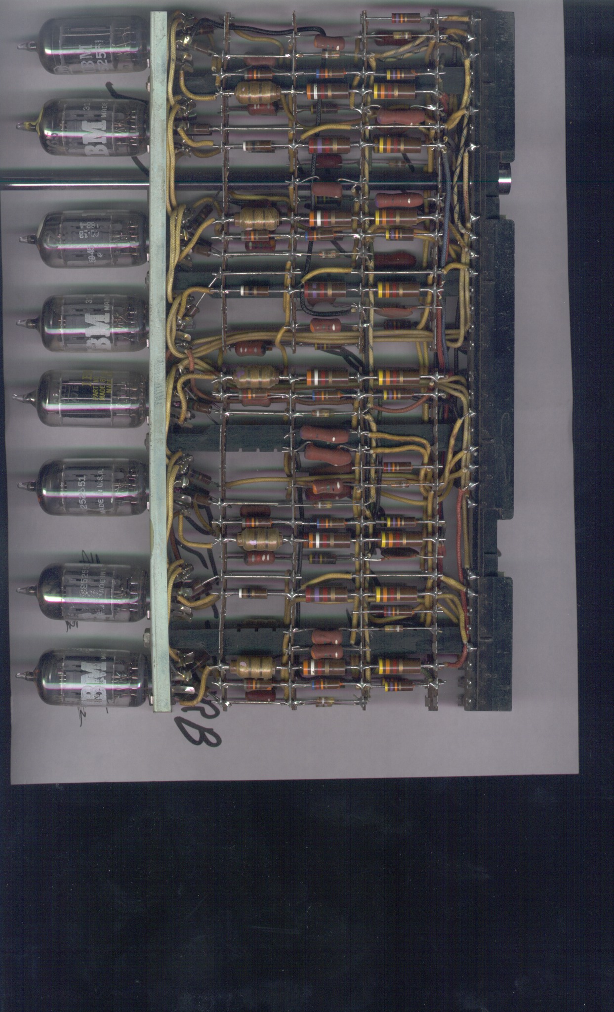 Retro IBM mainframe components from 1959 and 1960