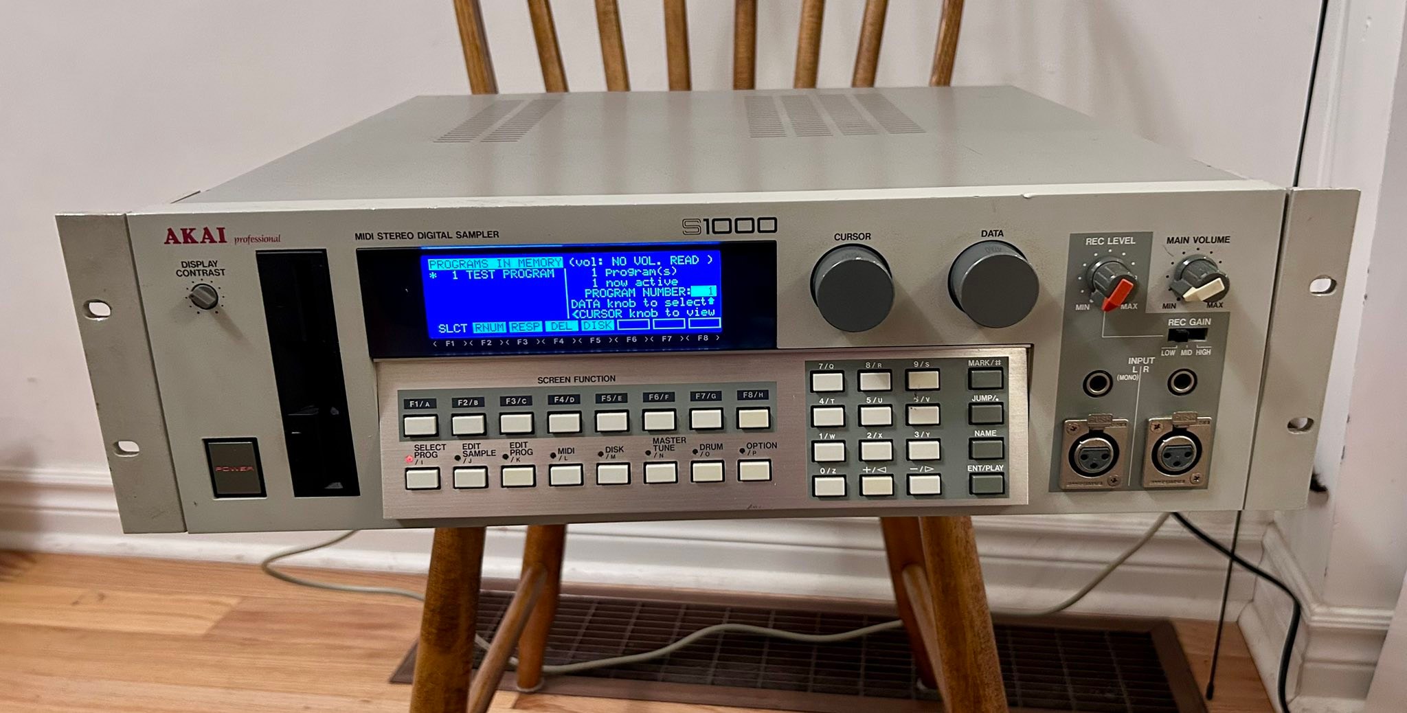 Restored Akai S1000 sampler for sale with modern upgrades