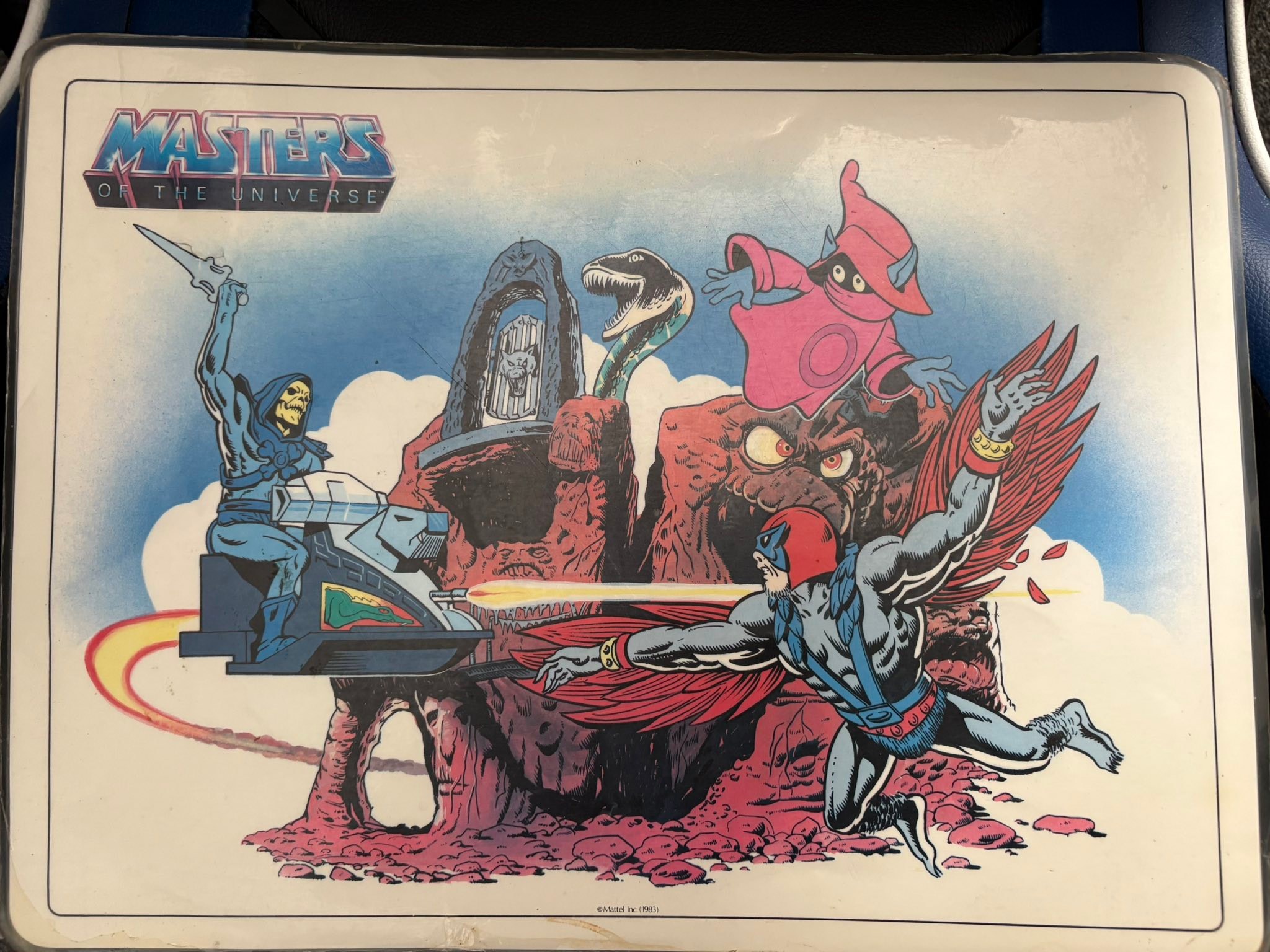 Vintage He-Man tablecloth from 1983