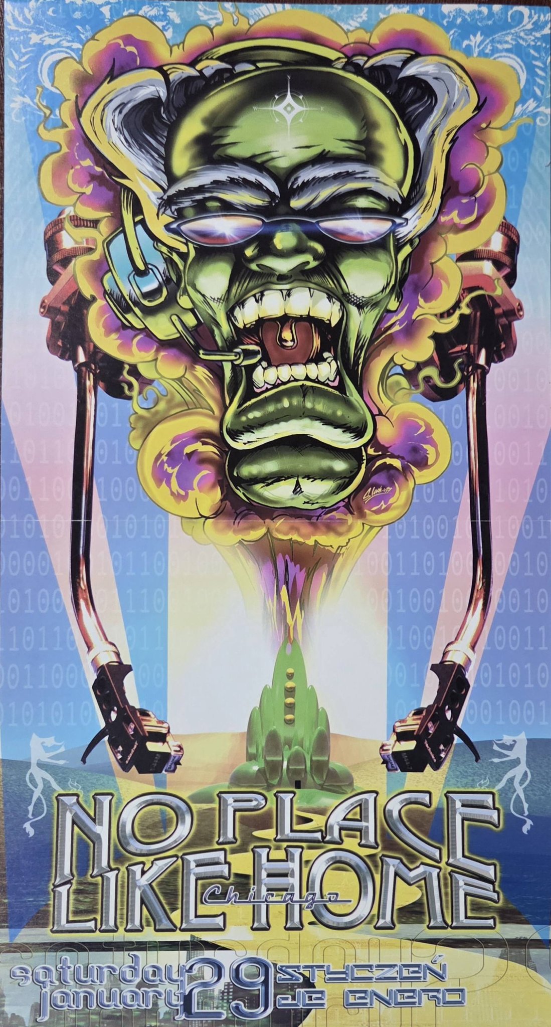 Phish Shoreline Amphitheater official poster (October 6 & 7, 2000