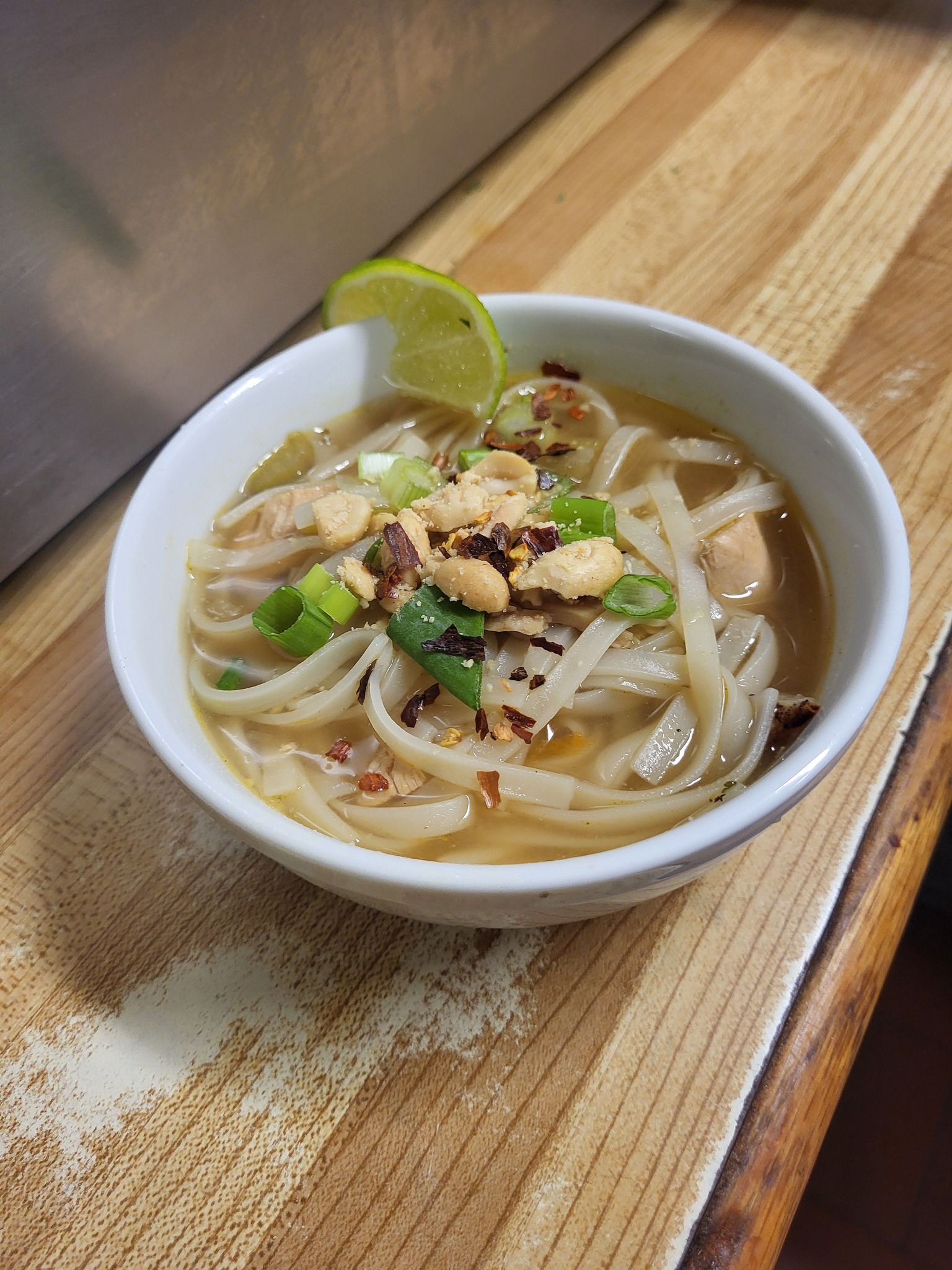 My latest soup..Pad Thai..at the Buccaneer..