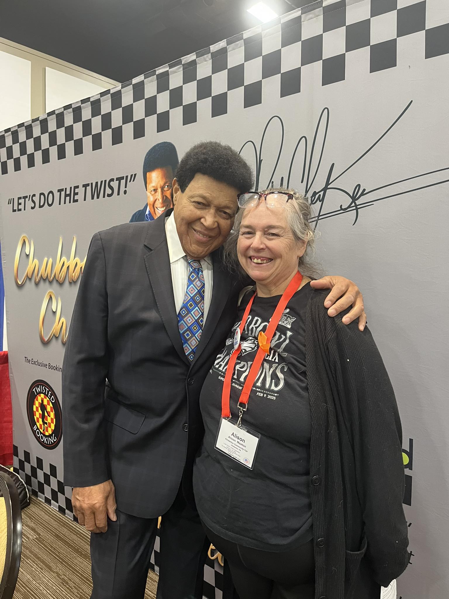 I got to meet Chubby Checker today he... - Alison Roth Maxton | Facebook