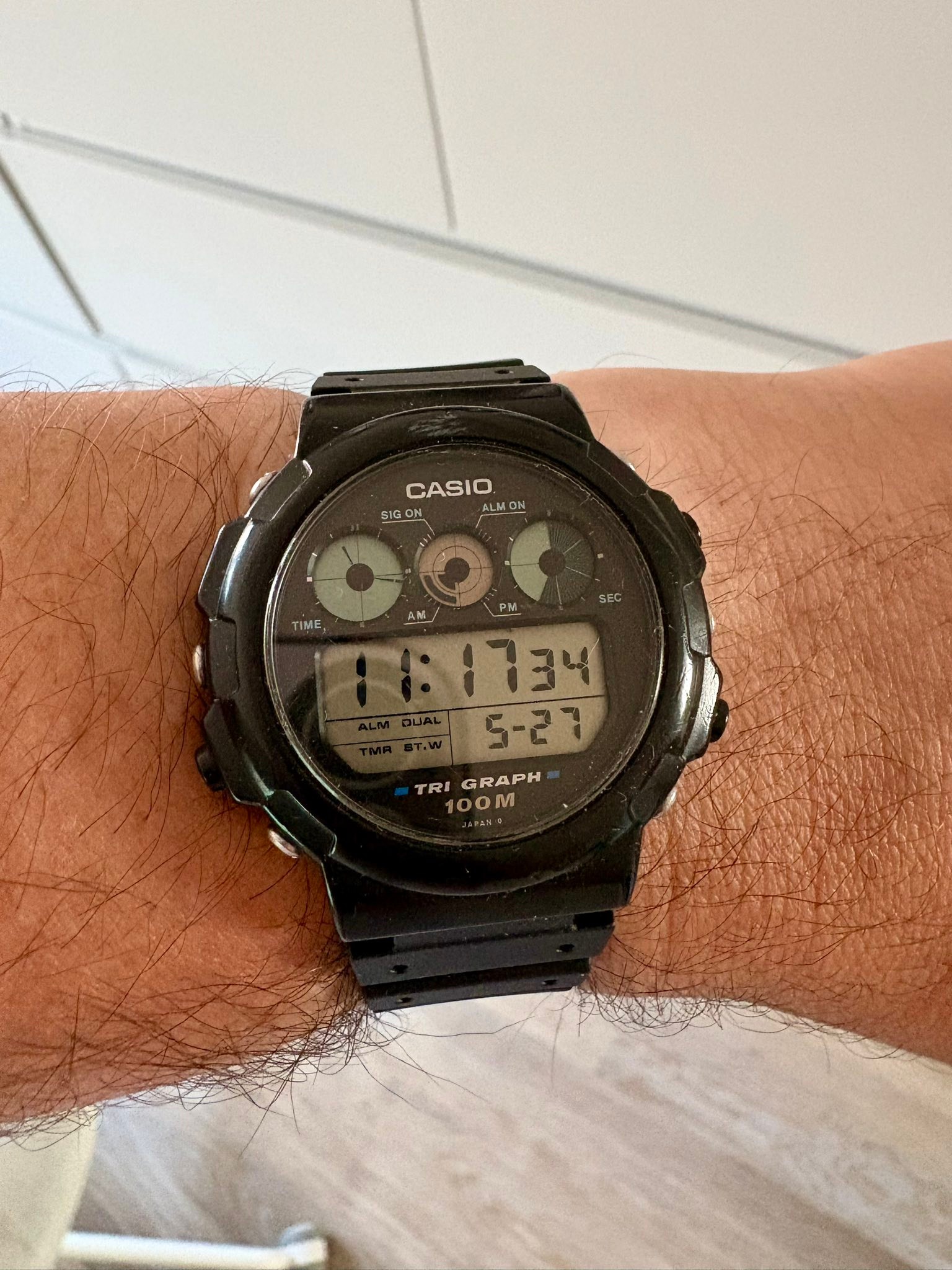 Rediscovering my 1992 Casio Tgw-10 watch