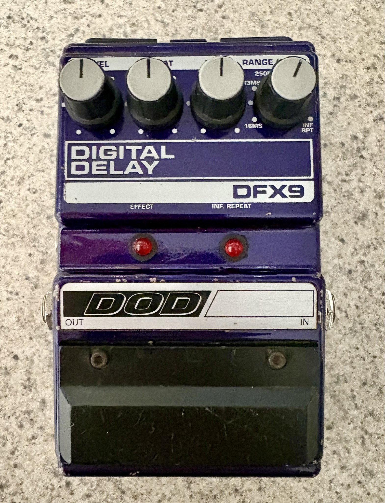 Dod DFX9 digital delay pedal review
