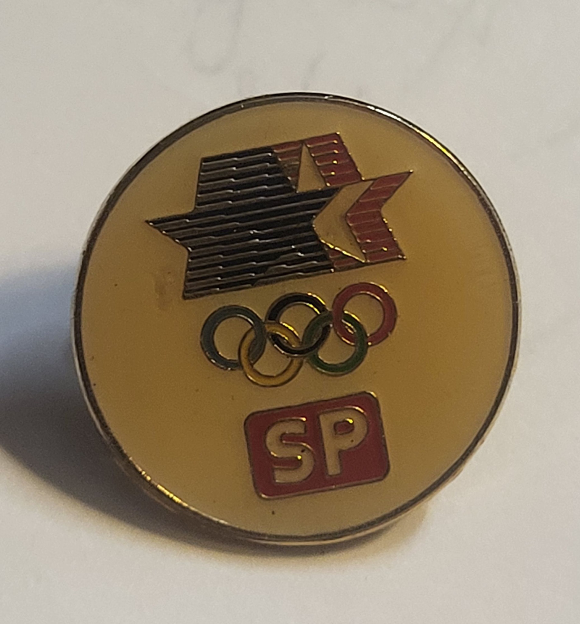 1984 Los Angeles Olympics sponsor pin