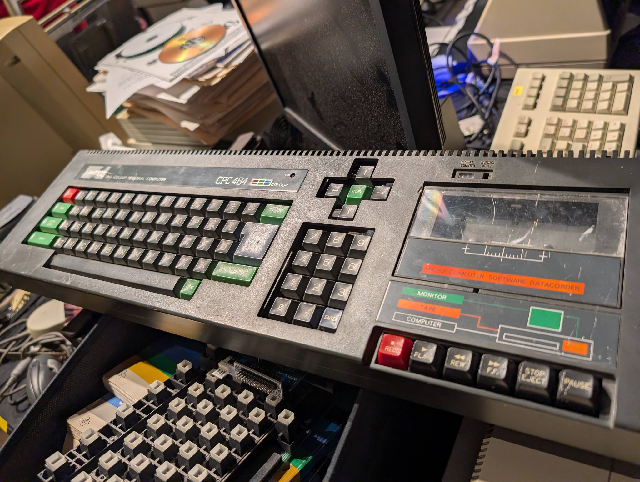 Restoring a donated Amstrad CPC computer at the museum