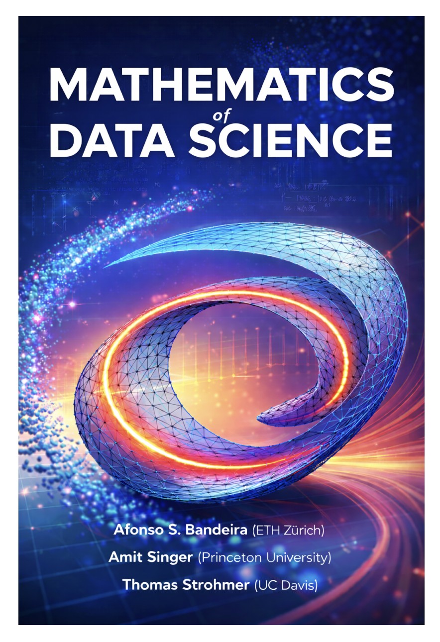 Mathematics of Data Science textbook covers high-dimensional