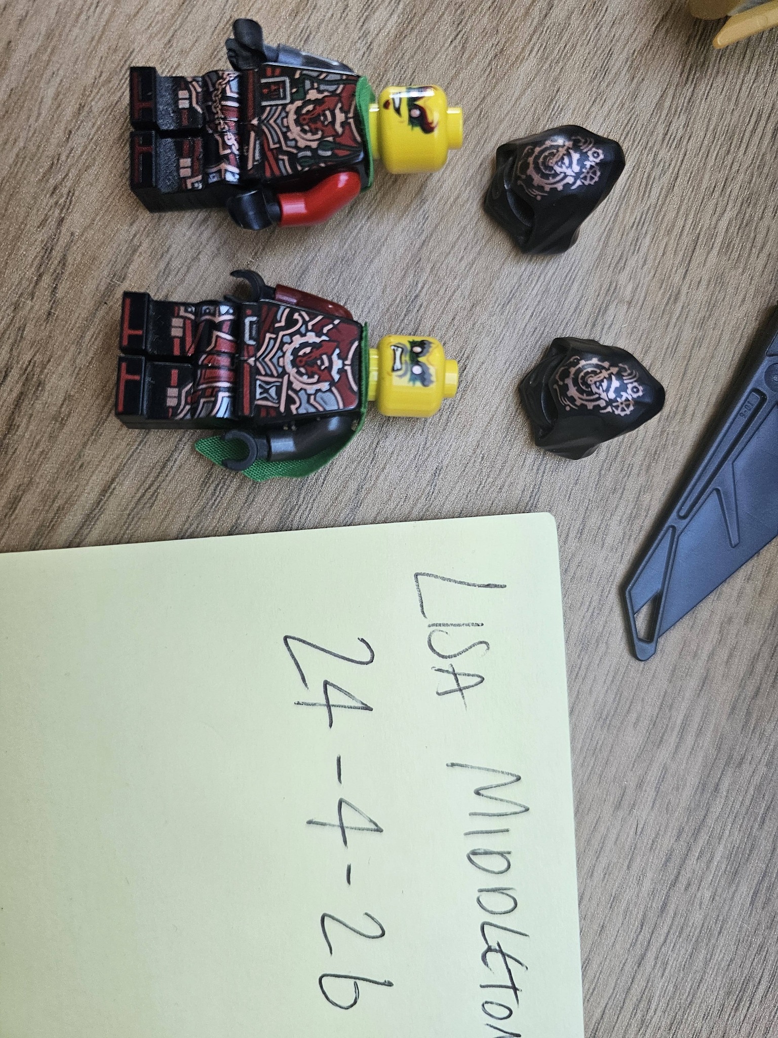 Lego Ninjago set 85% complete with Time Twins minifigures for sale