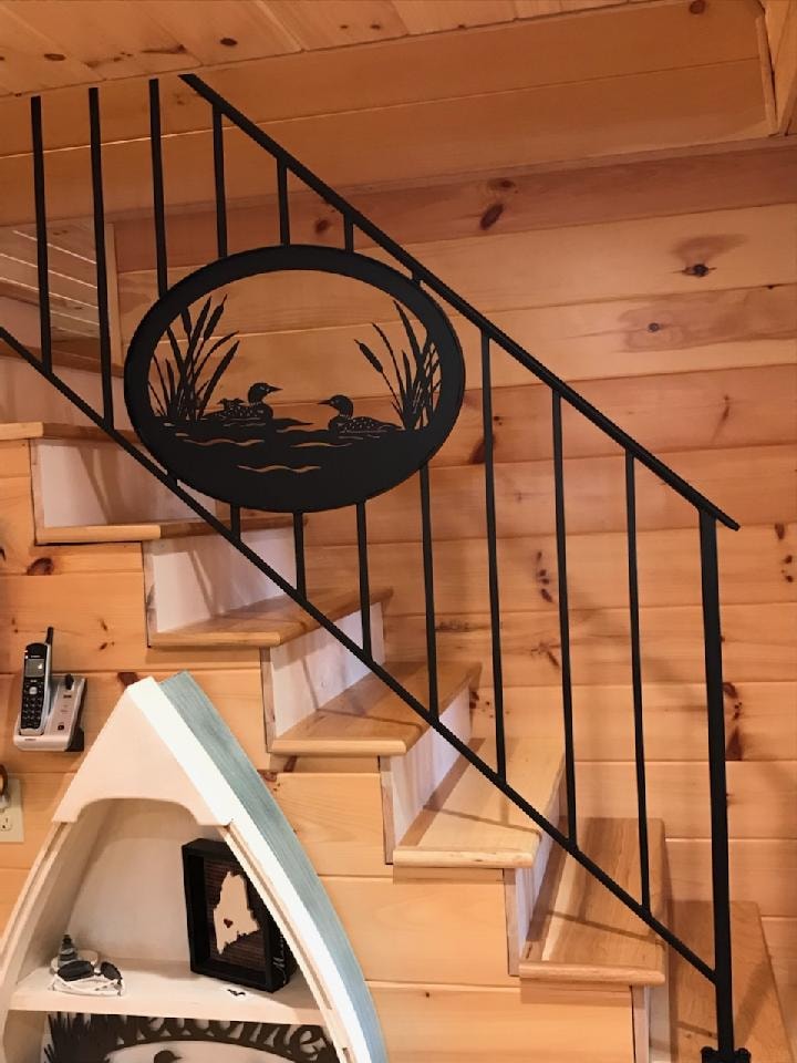 The loon railing installed. This... - Mainely Handrails LLC | Facebook
