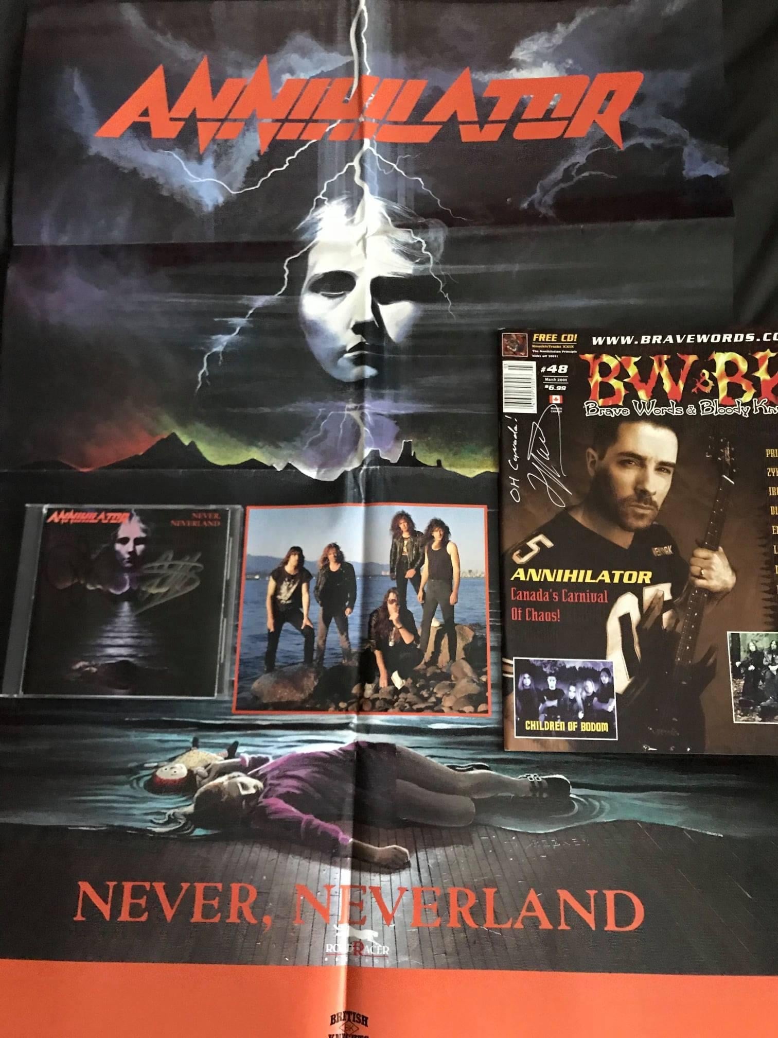 ANNIHILATOR's Never, Neverland. Coming up to 35 years! Wow!