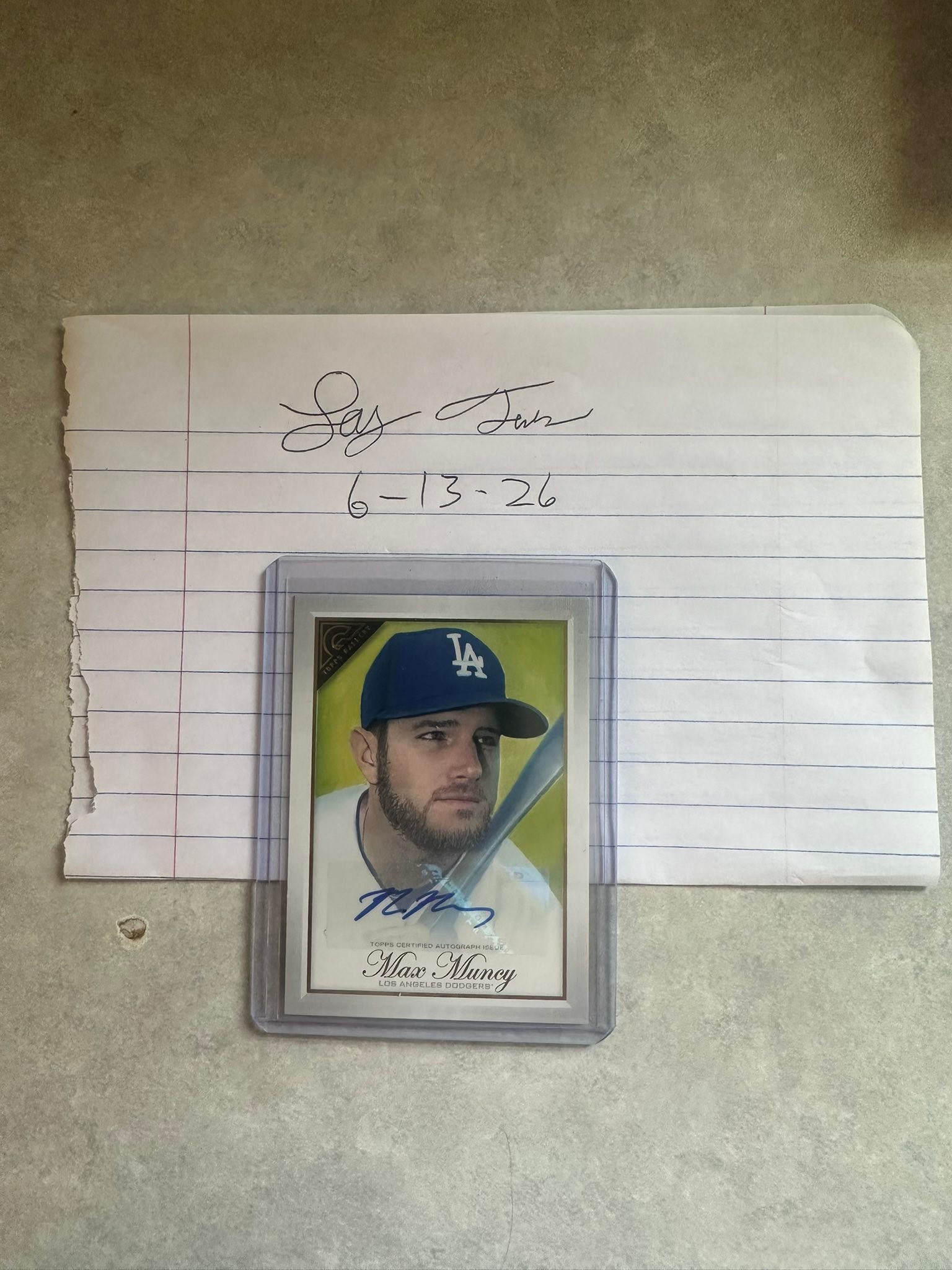 ???6 Hour Max Muncy Auto ???