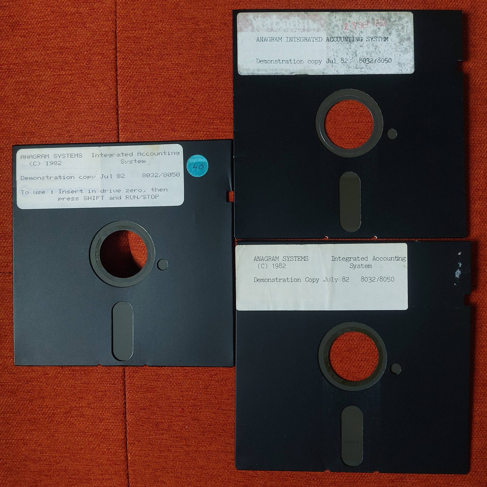 Rare Anagram Systems disks for Commodore PET up for project or