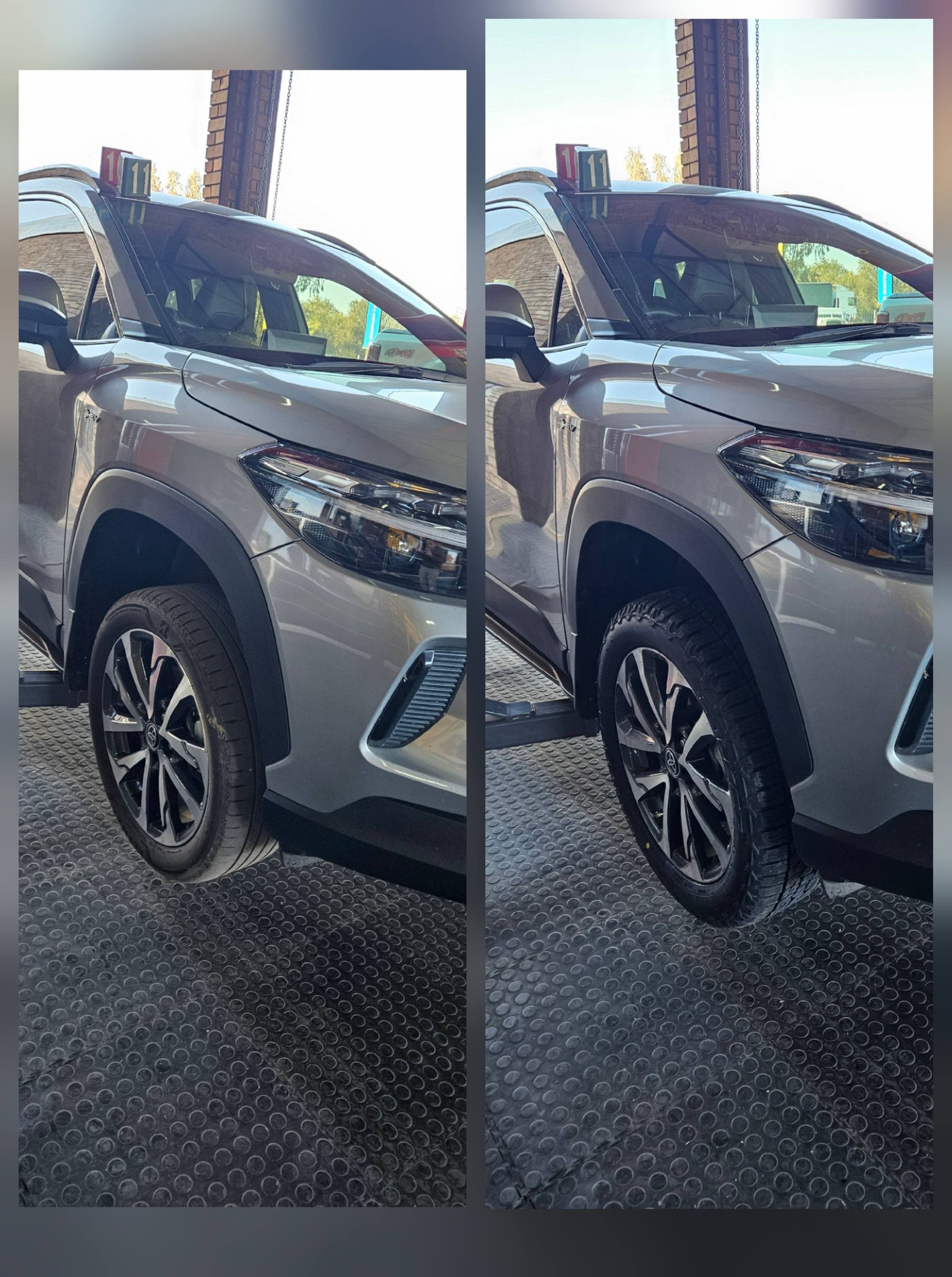 Will changing to 235/50/18 tyres affect Toyota Corolla Cross TPMS?