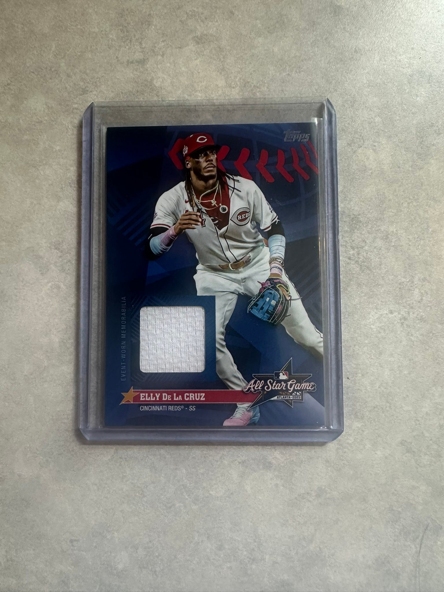 Elly De La Cruz 2025 Topps Update Series All-Star Stitches relic 