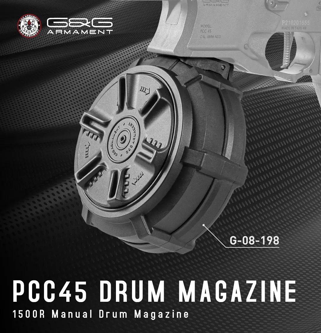 Our new #ggarmament M4/M16 2300 round drum magazine (G-08-171