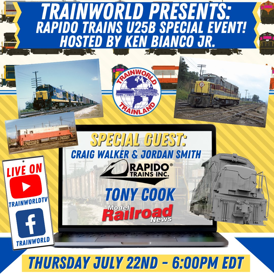 NEW VIRTUAL EVENT! TrainWorld will... - Model Railroad News | Facebook