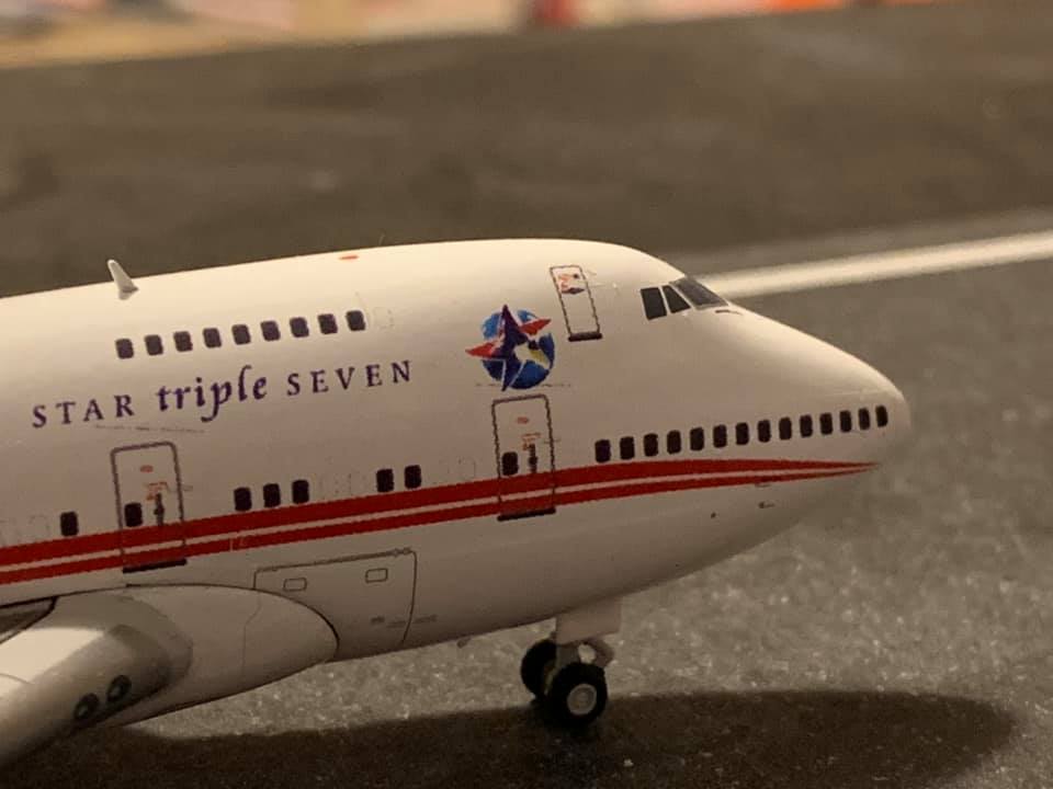 First NG Model 1/400 Boeing 747SP Good Afternoon 午安 こんにちは 1