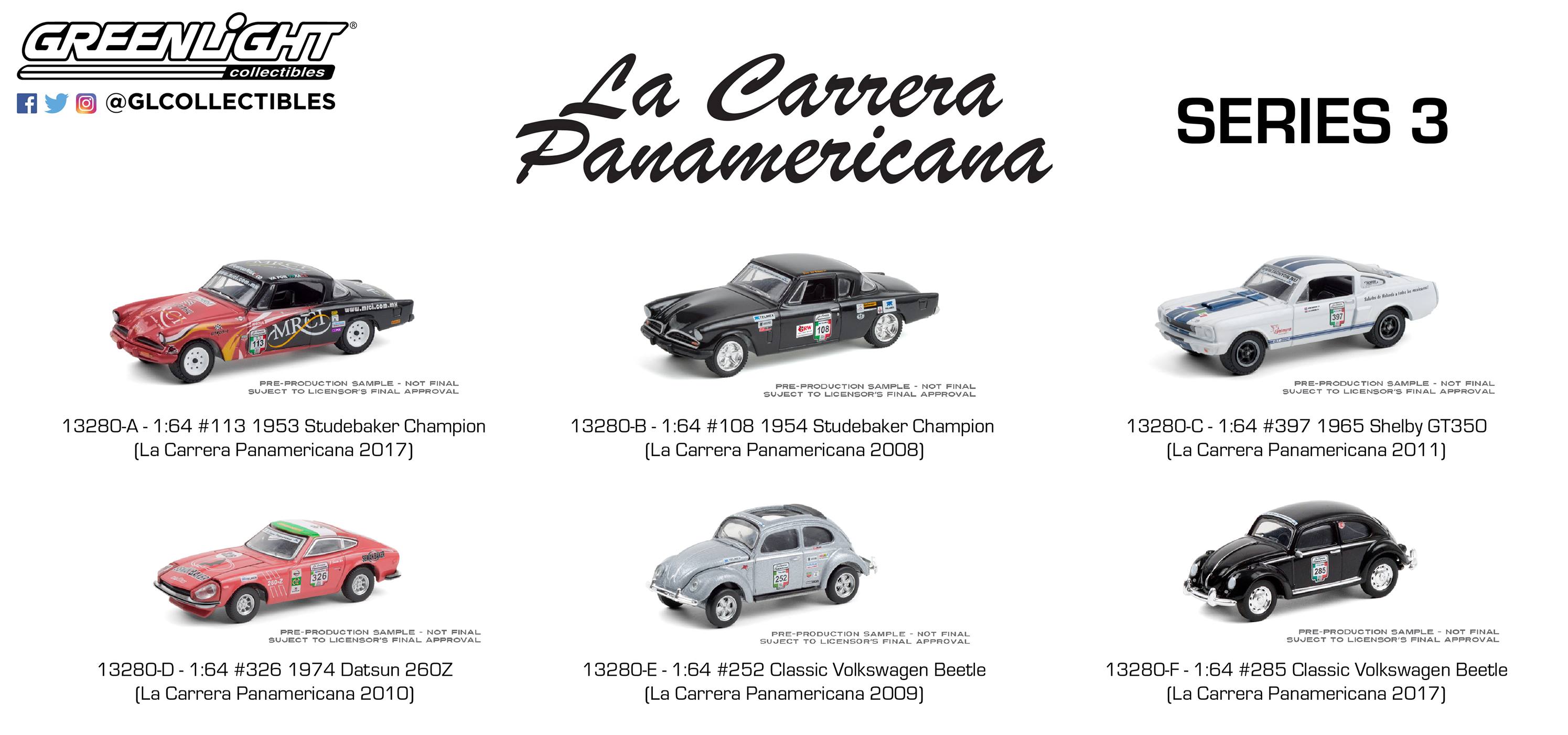 The Carrera Panamericana is a sedan and sports car race that spans
