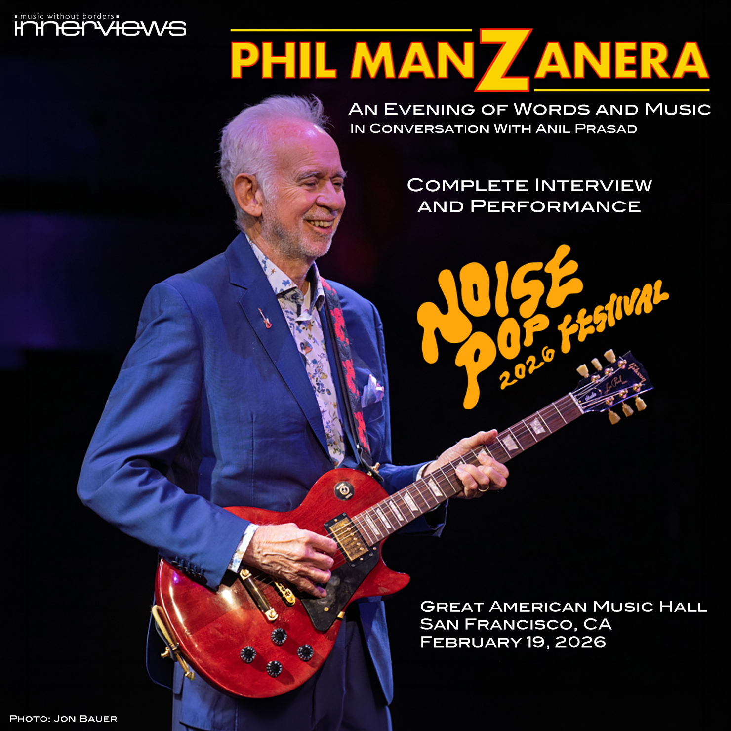 The Phil Manzanera Words & Music event I was privileged to be a 