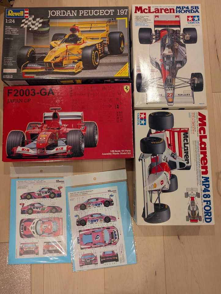 Tamiya Formula F94 body with 7UP Jordan front wing for sale