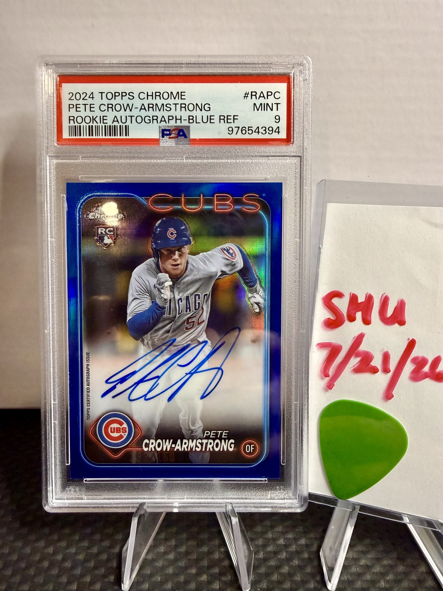 2024 TOPPS CHROME REFRACTOR DISNEY BUZZ LIGHTYEAR SIGNED TIM ALLEN