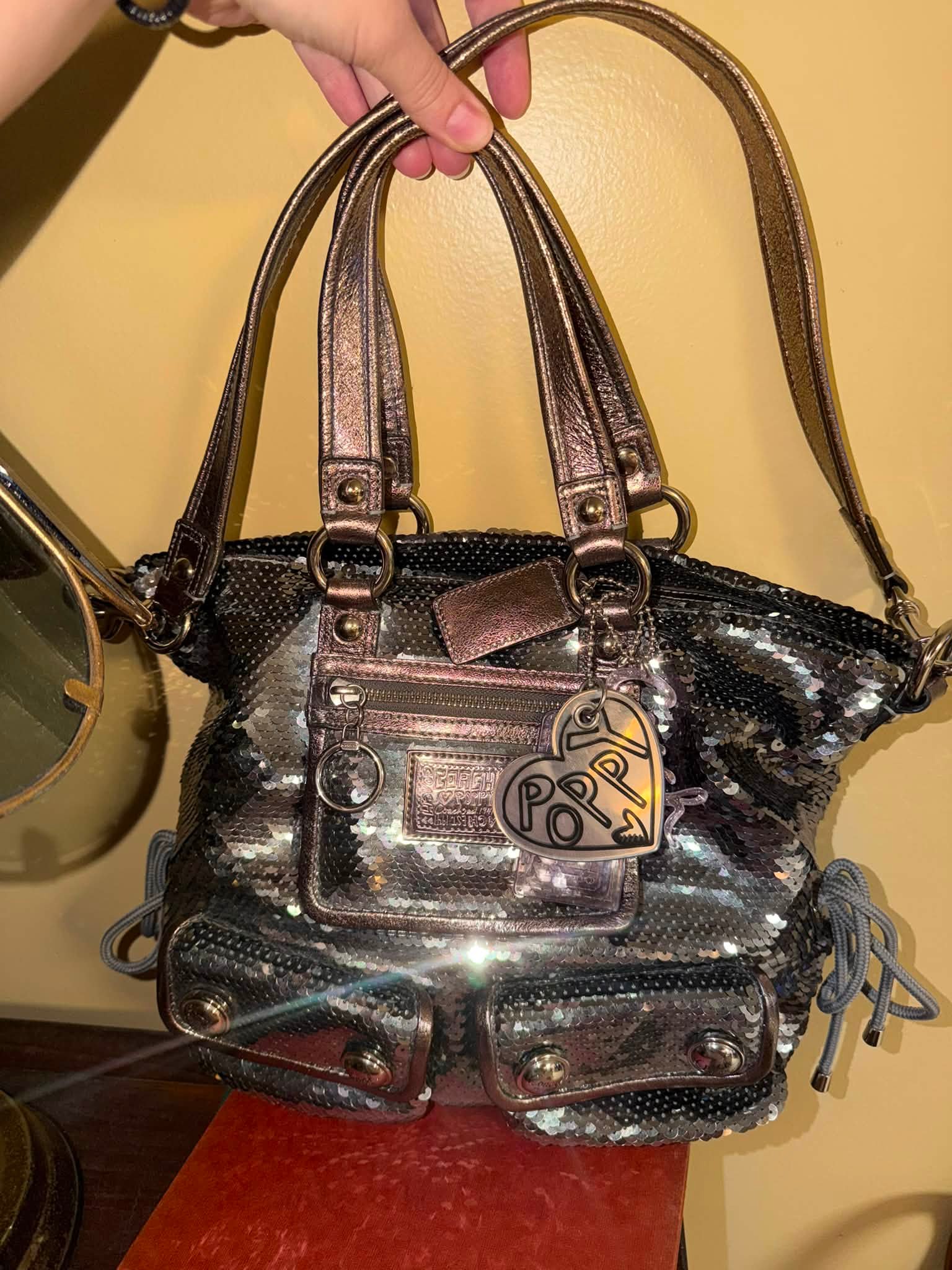 Rare✨️Coach Poppy Spotlight Star Tote Bag Authentic COACH POPPY 