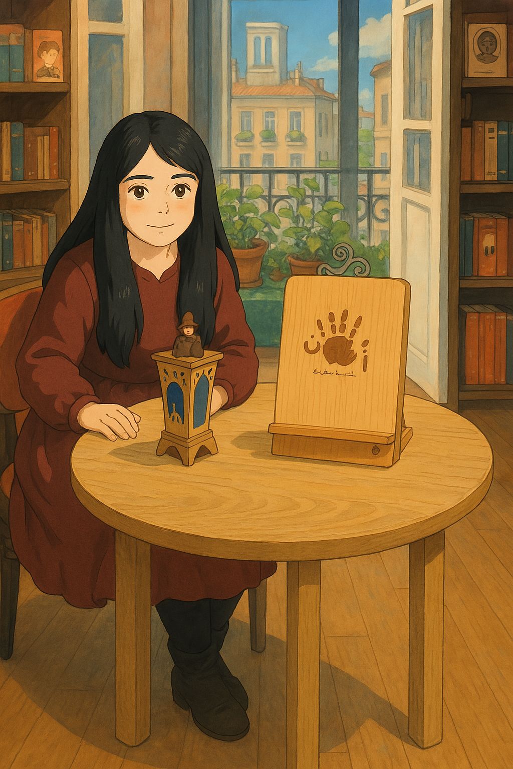Rasha - ممكن نقفل التريند هنا 🖐️🌷🩵 #ghibli #ghiblistudio | Facebook