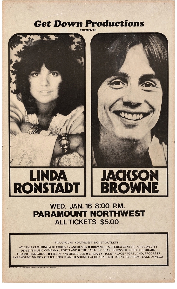Linda Ronstadt and Jackson Browne at Paramount Northwest Theatre