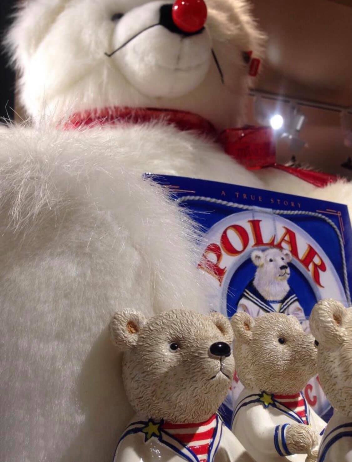 This teddy bear, now on display at our Branson, MO museum