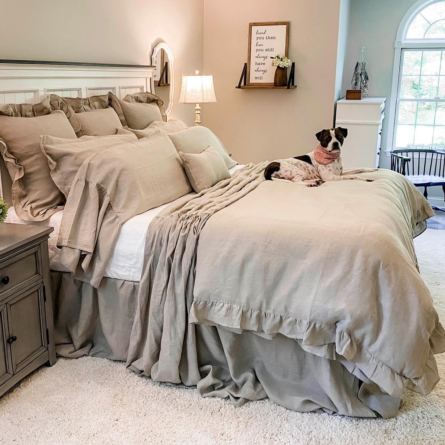 Our Sove linen bedding range has expanded to include sheet