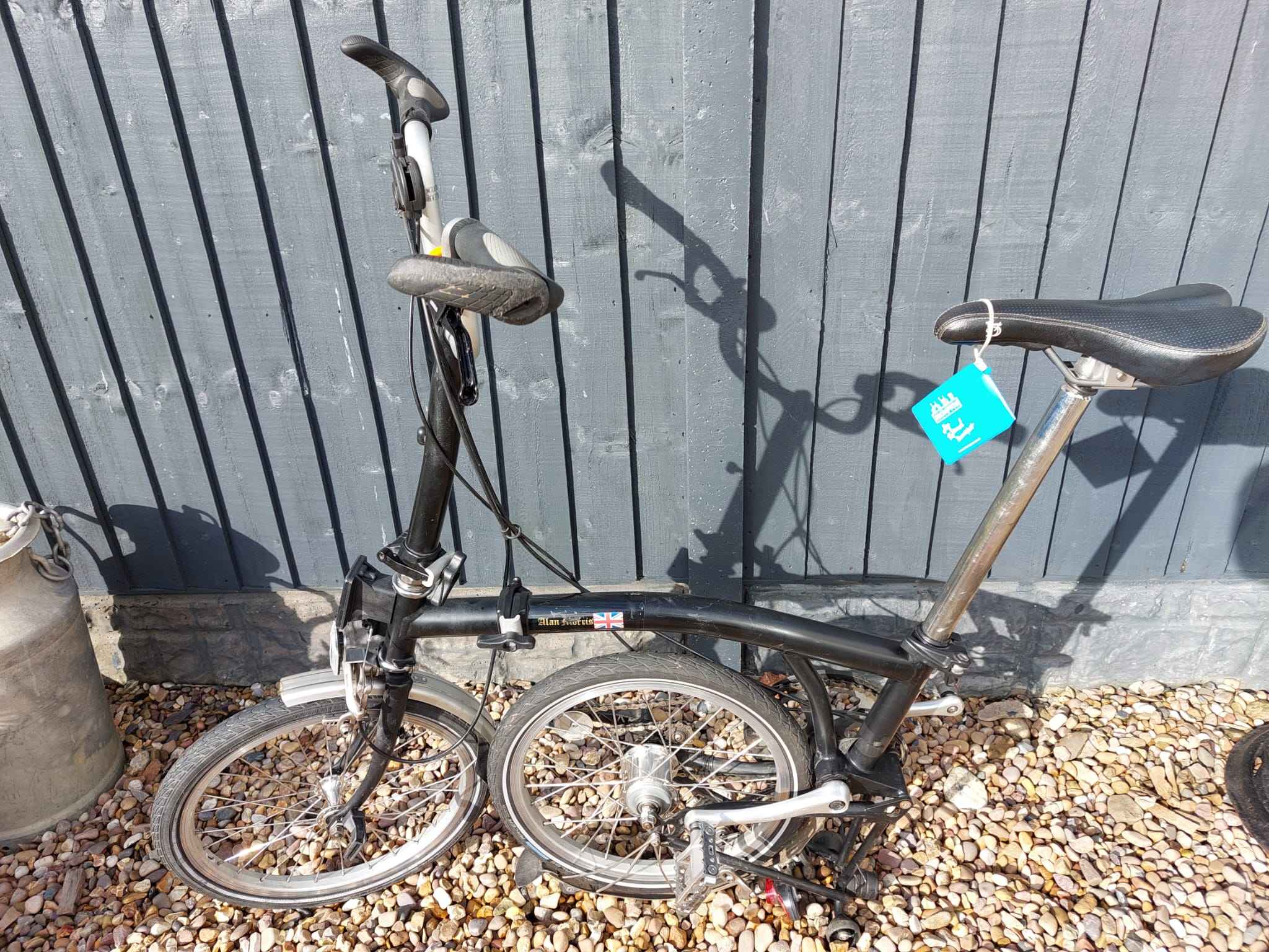 Two Brompton 3 speed folding bicycles M3L still have original