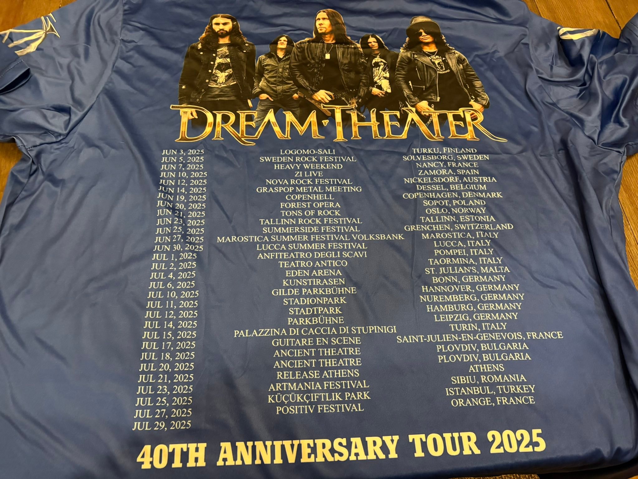Is this Dream Theater 40th anniversary tour shirt authentic?