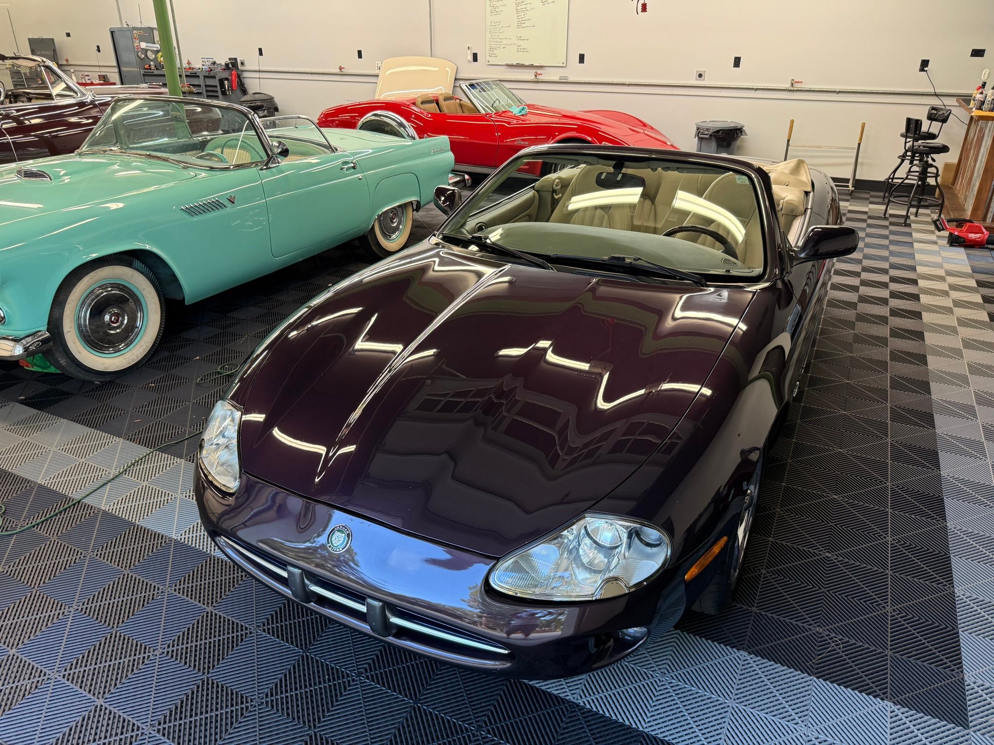 1998 jag xk8 in amaranth purple metallic