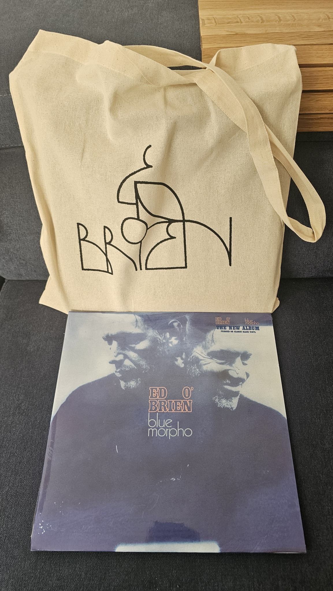 Ed O'Brien's Blue Morpho vinyl record review