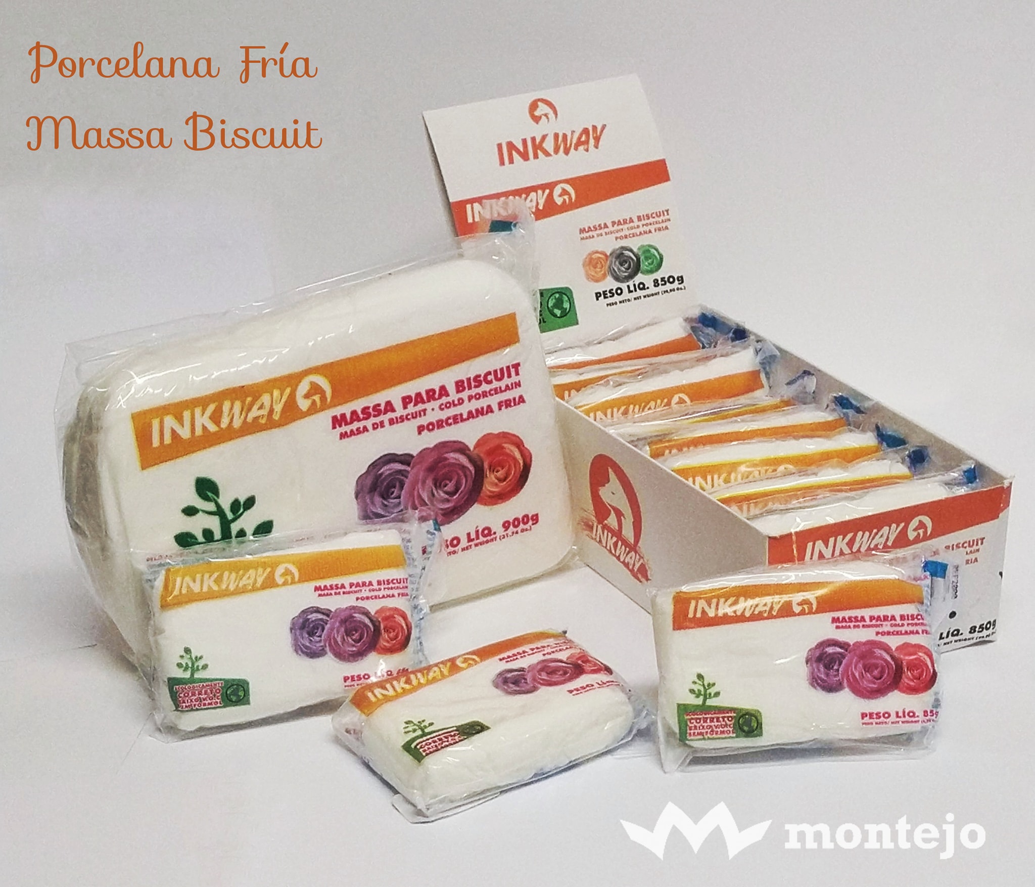 Artesanías - Masa biscuit o porcelana fría Ink Way disponible en color ...