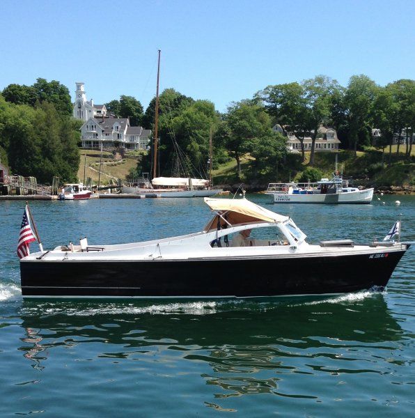 WoodenBoat - For sale: 24' New Jersey Bass Skiff DRAGONFLY . This 24 ...