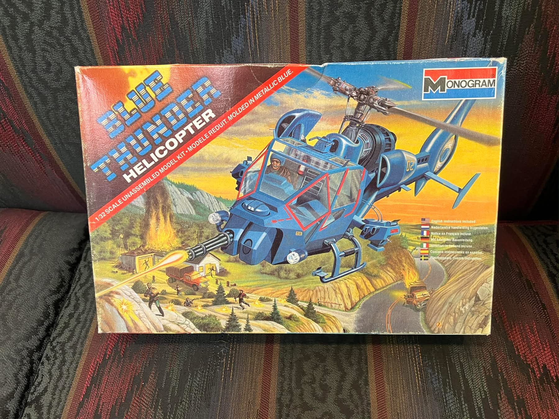 Blue Thunder Helicopter Monogram | No. 6036 | 1:32 from 1984