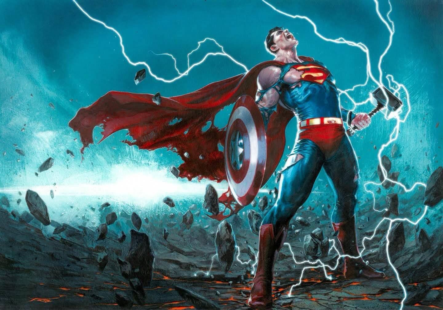 JLA/Avengers 4 Facsimile Edition variant by Gabriele Dell'Otto