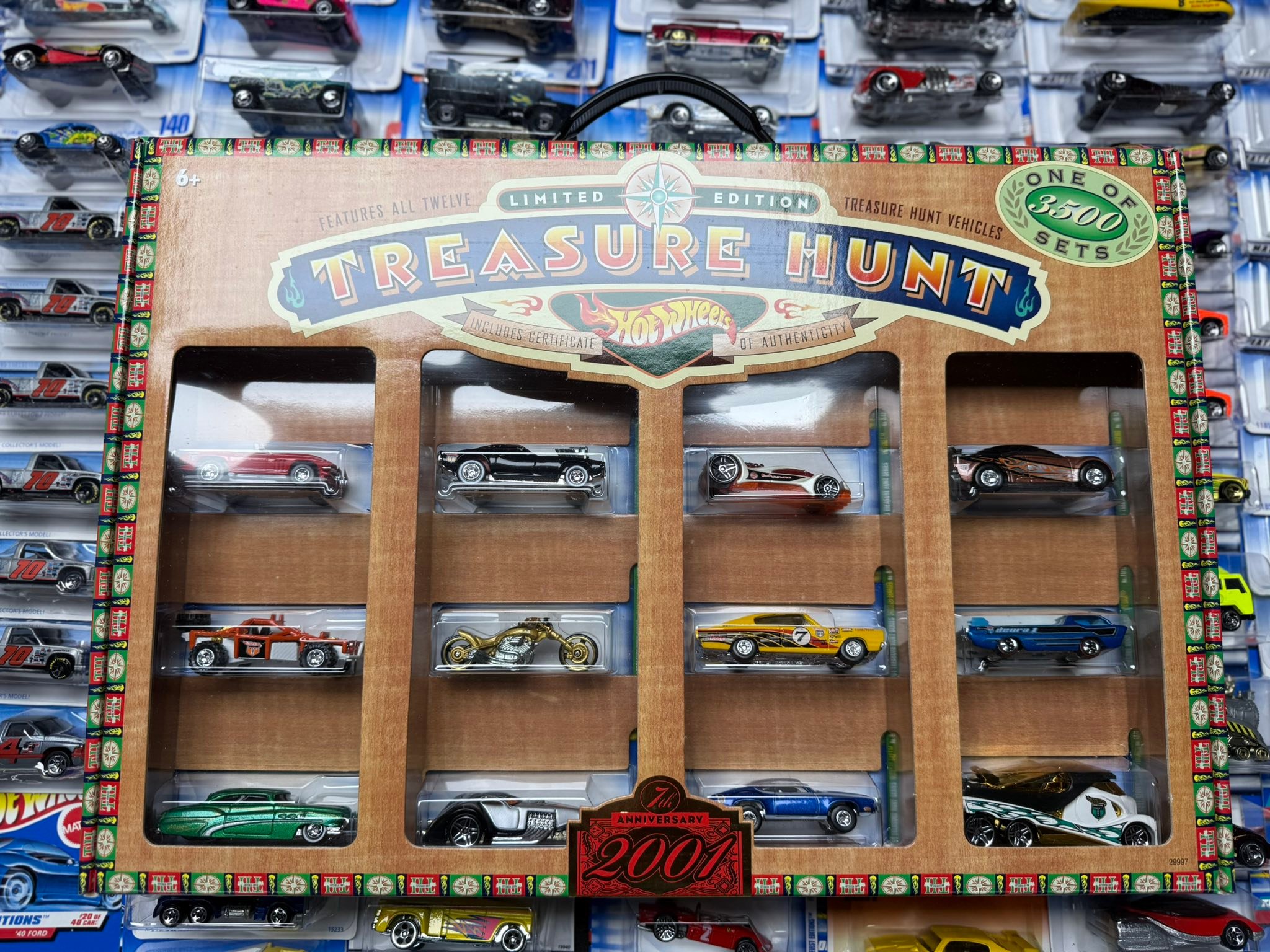 Hotwheels pre production 2001 treasure hunt set mock up